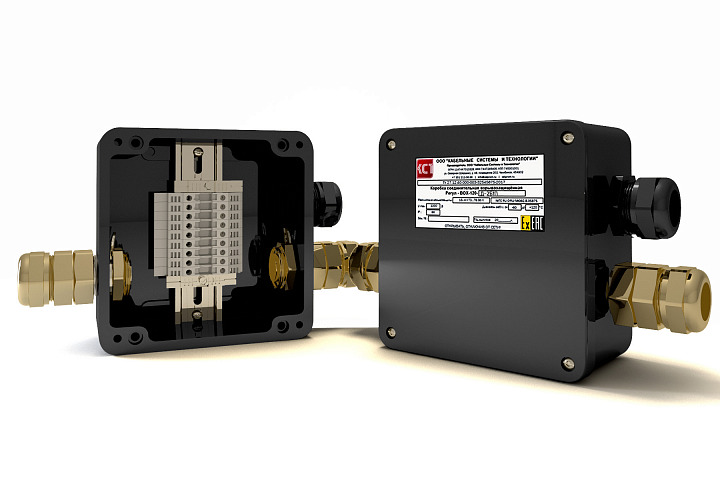 Соединительная коробка РЕГУЛ BOX-120-Д-2Б/1П