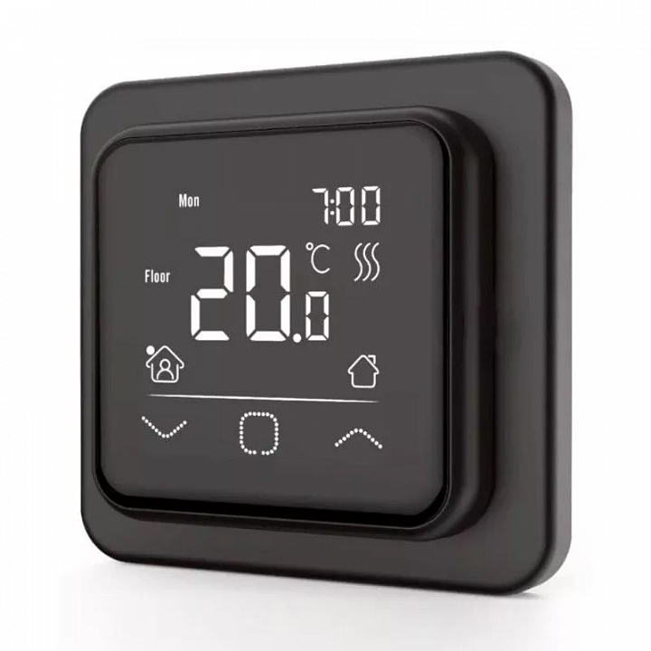 Терморегулятор F60 (Wi-Fi) Black. В рамки Shneider, Legrand и др.
